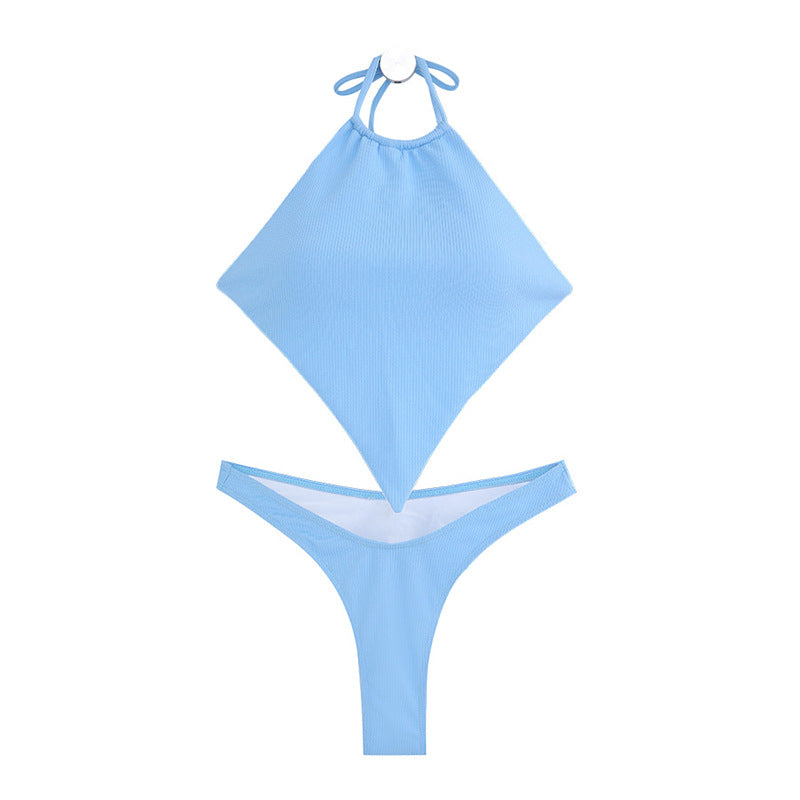 Women’s bikini set with sophisticated wrap top and high-waisted briefs Mune Fashion