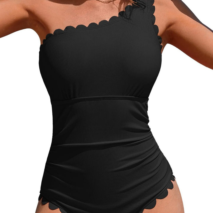 Women's swimsuit with feminine ruffle design Mune Fashion