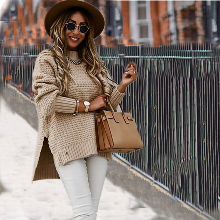 Women's Cozy Knit Sweater In Casual Oversized Cut Mune