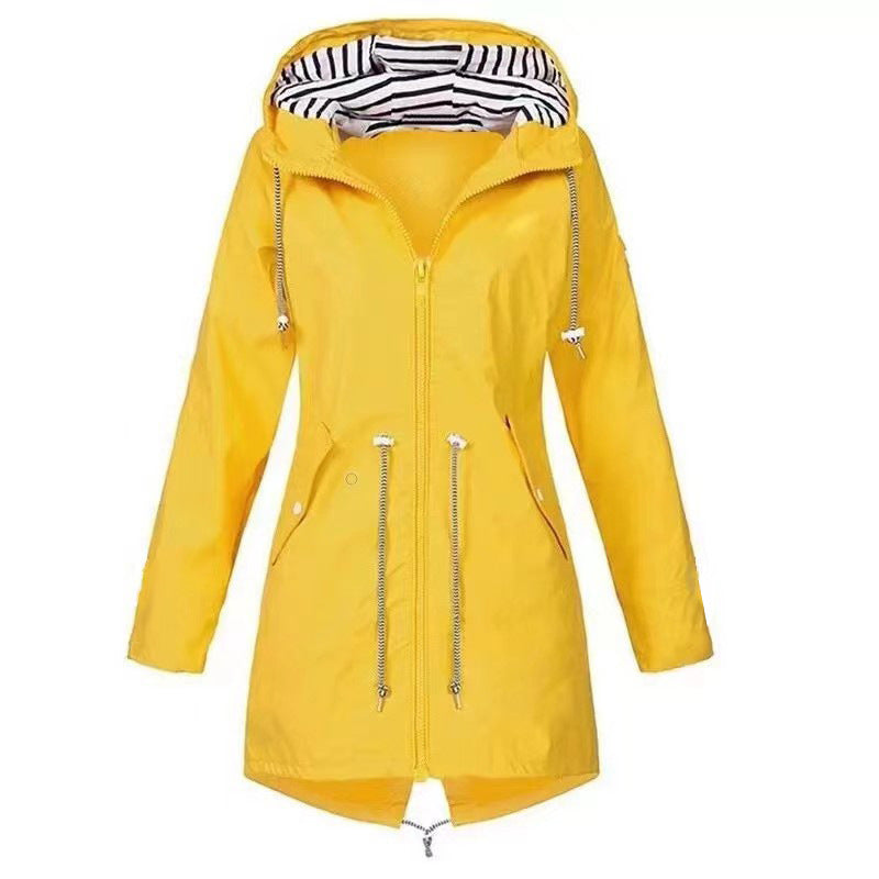 Mune | Women's Long Jacket with Hood