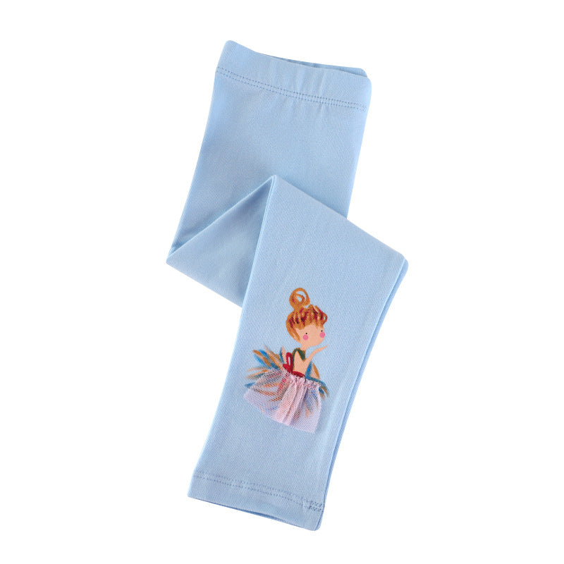 Girls leggings with ballet motif Mune Fashion