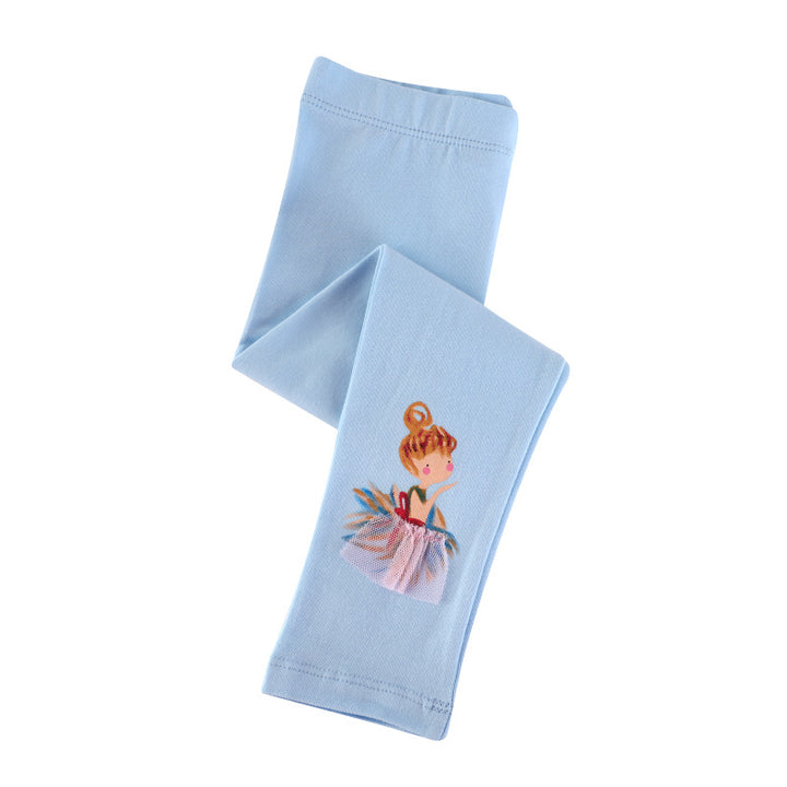 Girls leggings with ballet motif Mune Fashion