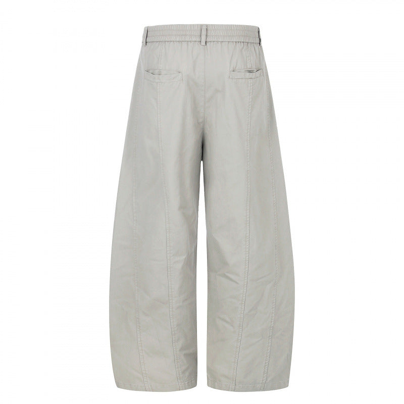 Women's wide culotte pants in cropped look with elastic waistband Mune Fashion