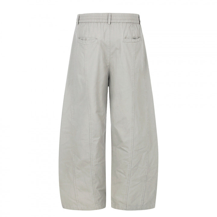 Women's wide culotte pants in cropped look with elastic waistband Mune Fashion