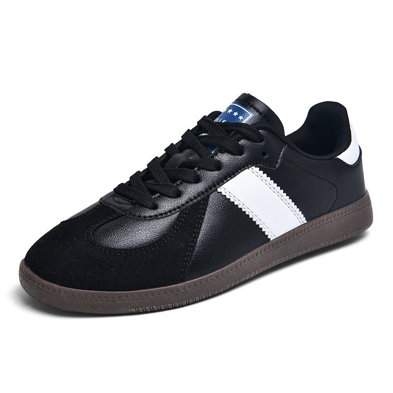 Unisex nan urban Tennis sneaker with suede overlays, padded heel collar, and vulcanized rubber sole Mune Fashion