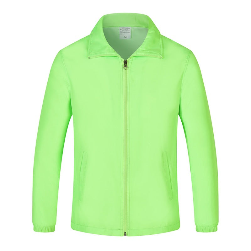 Men's lightweight windproof leisure jacket with full-length zipper & elastic cuffs Mune Fashion