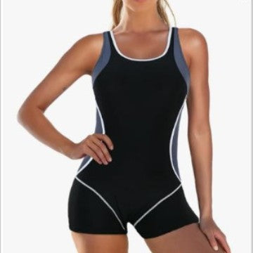 Ladies sporty swimsuit with shorty cut Mune Fashion