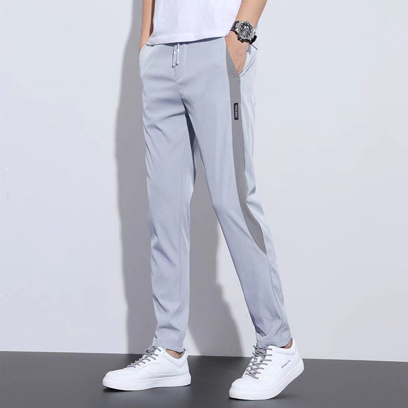 Men's sporty leisure pants with contrast stripes Mune Fashion