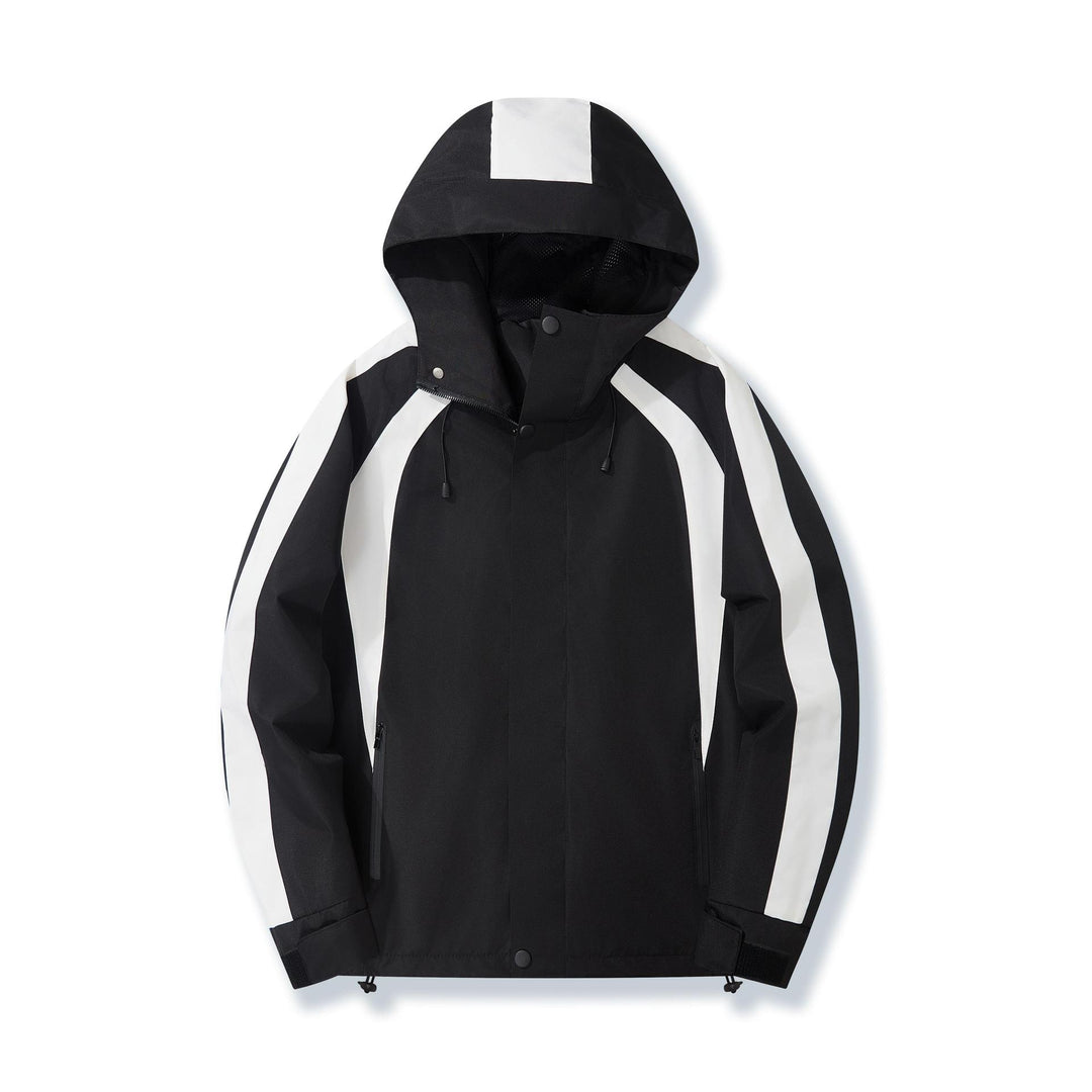 Women's Urban Hooded Anorak with Contrasting Panels, Mesh Lining & Adjustable Hem Mune Fashion
