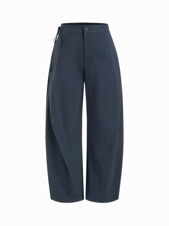 Women Comfortable Wide Fabric Pants Mune Fashion