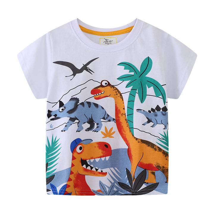 Kids T-Shirt with vibrant dinosaur design Mune Fashion