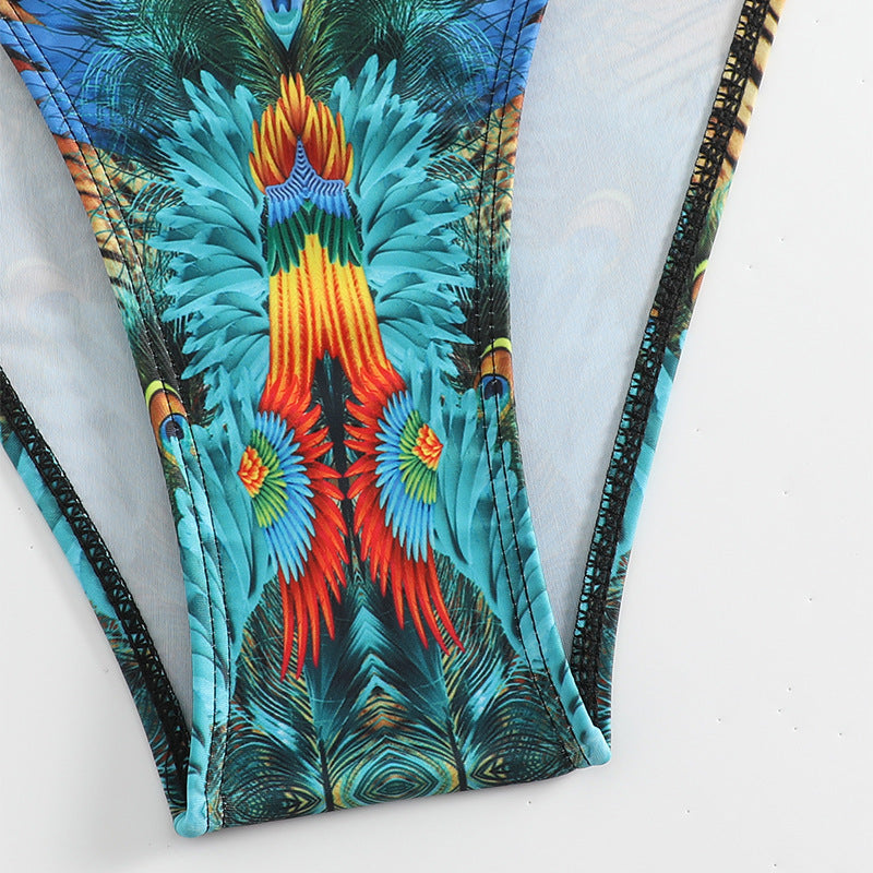 Women's exciting bikini set with exquisite pattern Mune Fashion