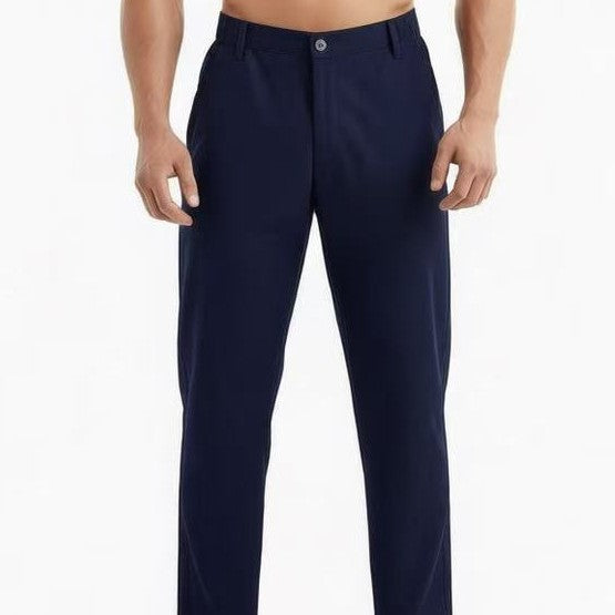 Men's Relaxed-Fit Lounge Pants in Chino Look with Comfort Waistband Mune Fashion