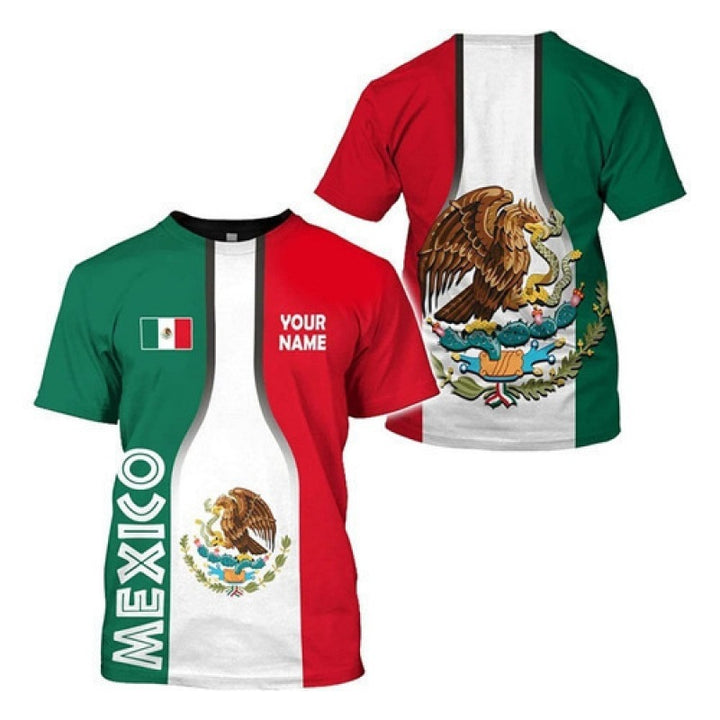 Unisex nan customizable fan jersey with back print, breathable functional fabric and Mexico crest Mune Fashion