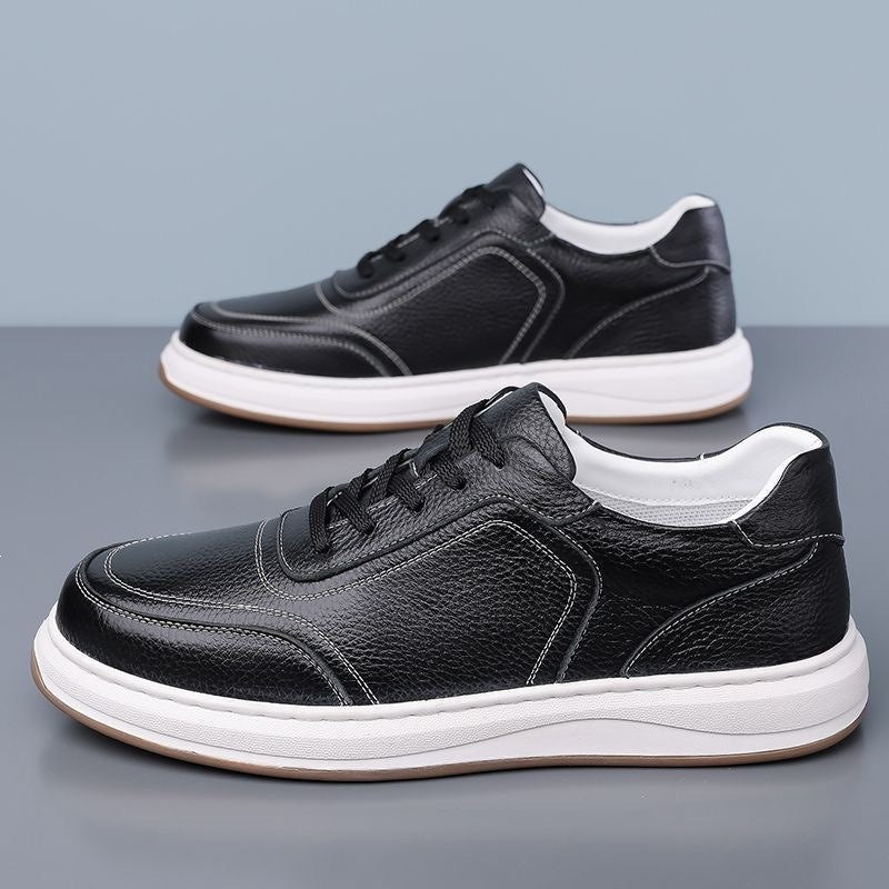 Men's Comfortable Leather Sneakers Mune Fashion