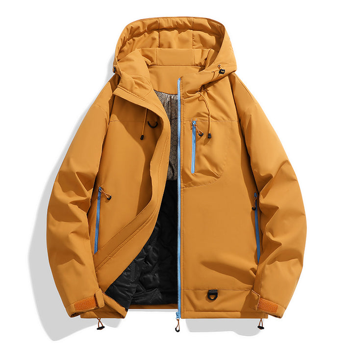 Men's nano technical hooded parka with windproof membrane, insulated inner lining and multifunctional pockets Mune Fashion
