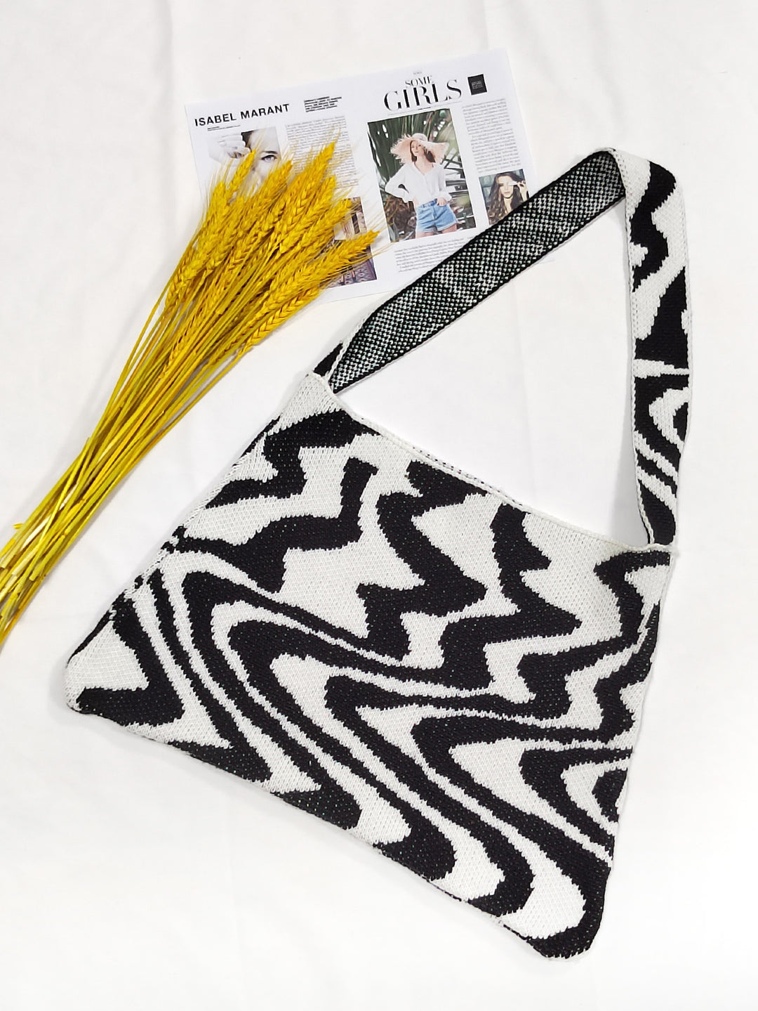Women's bag with geometric pattern Mune Fashion