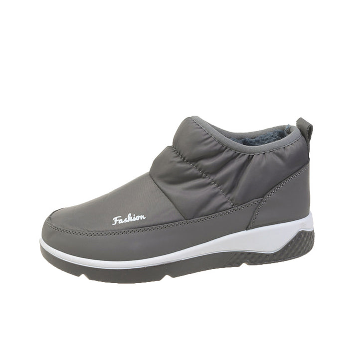 Women's quilted padded slip-on winter sneakers with elastic shaft and cushioned comfort insole Mune Fashion