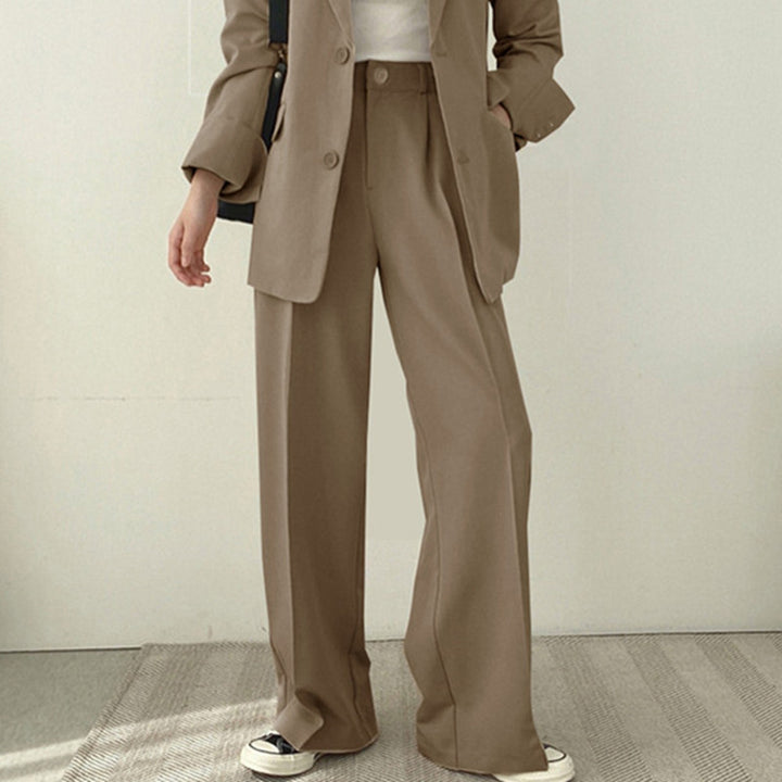 Ladies Elegant Wide Trousers Mune Fashion