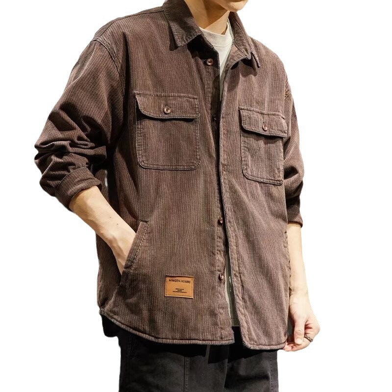 Men's Cord Jacket with Pockets Mune Fashion