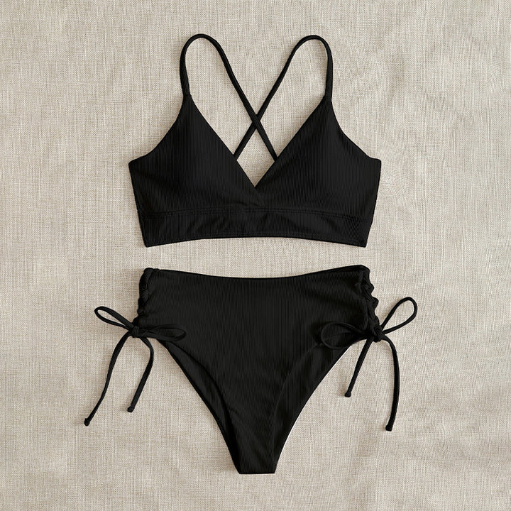 Women's bikini set with refined lacing detail Mune Fashion