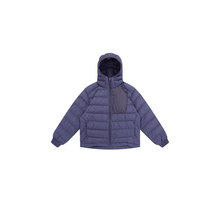 Men's lightly padded hooded jacket in boxy cut with technical inserts Mune Fashion