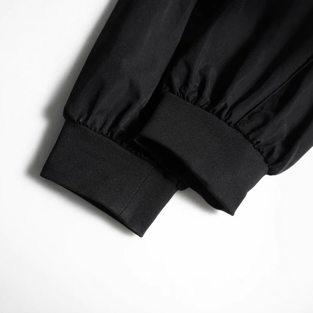 Men's tapered utility cargo pants in jogger style with multiple pockets, drawstring & elastic ankle cuffs Mune Fashion