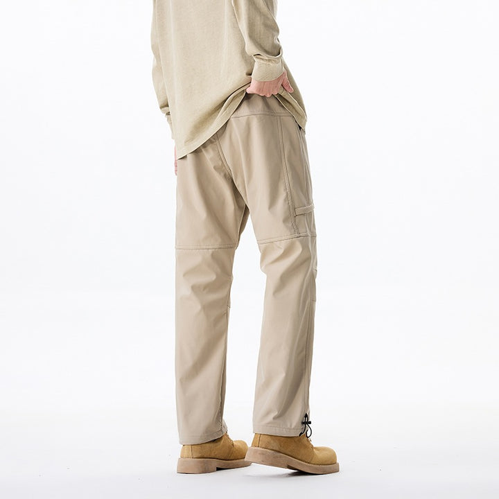 Men's Technical Cargo Pants with drawstring waistband, reinforced knees & adjustable leg cuffs Mune Fashion