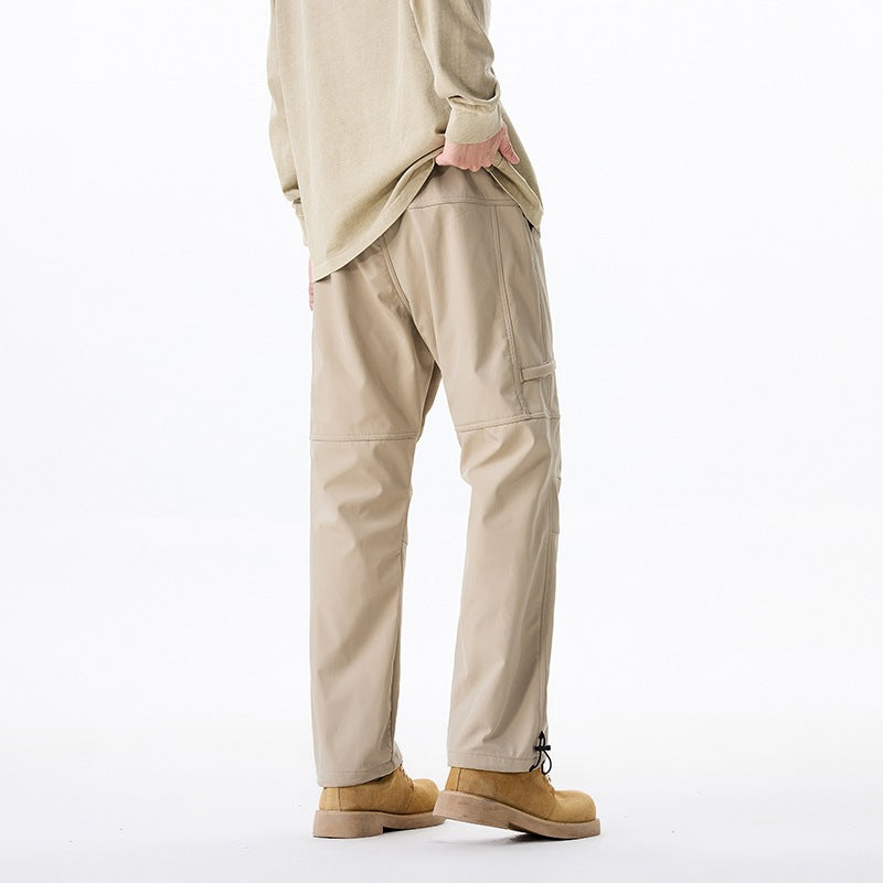 Men's Technical Cargo Pants with drawstring waistband, reinforced knees & adjustable leg cuffs Mune Fashion