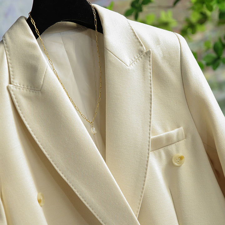Women's Double-breasted Blazer Mune Fashion
