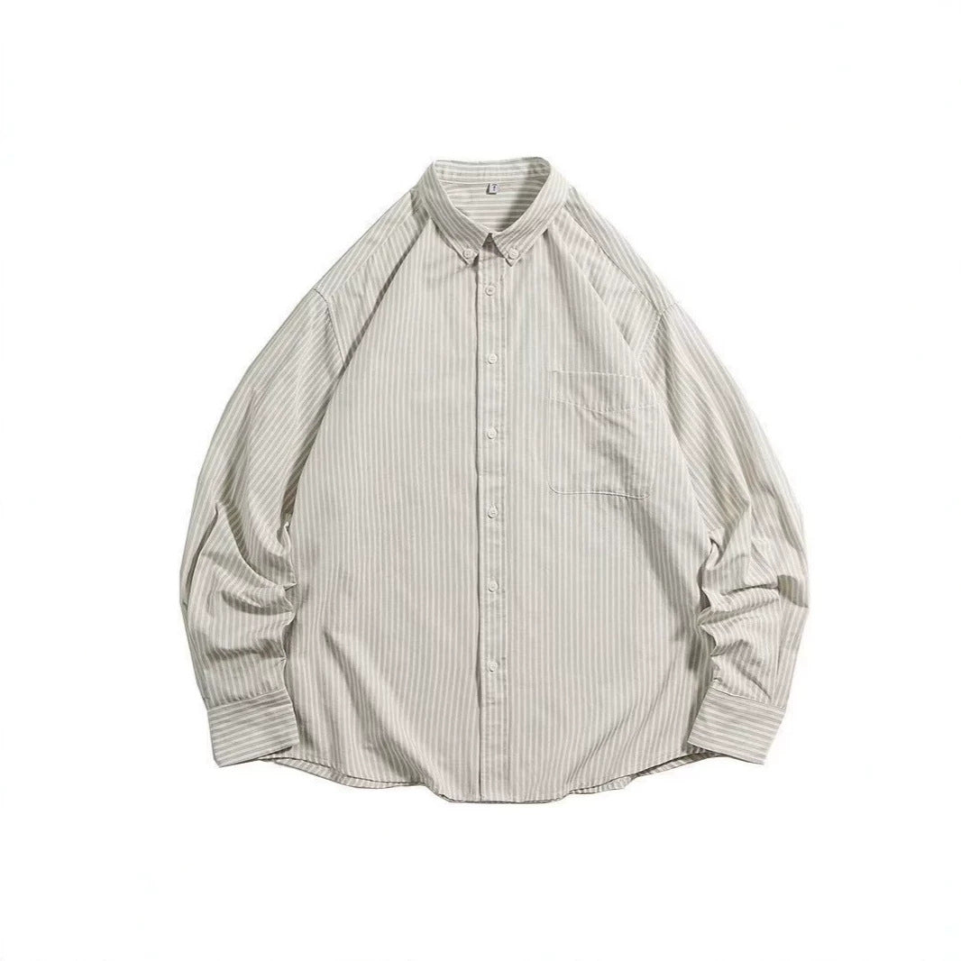 Women Casual Striped Shirt Mune Fashion
