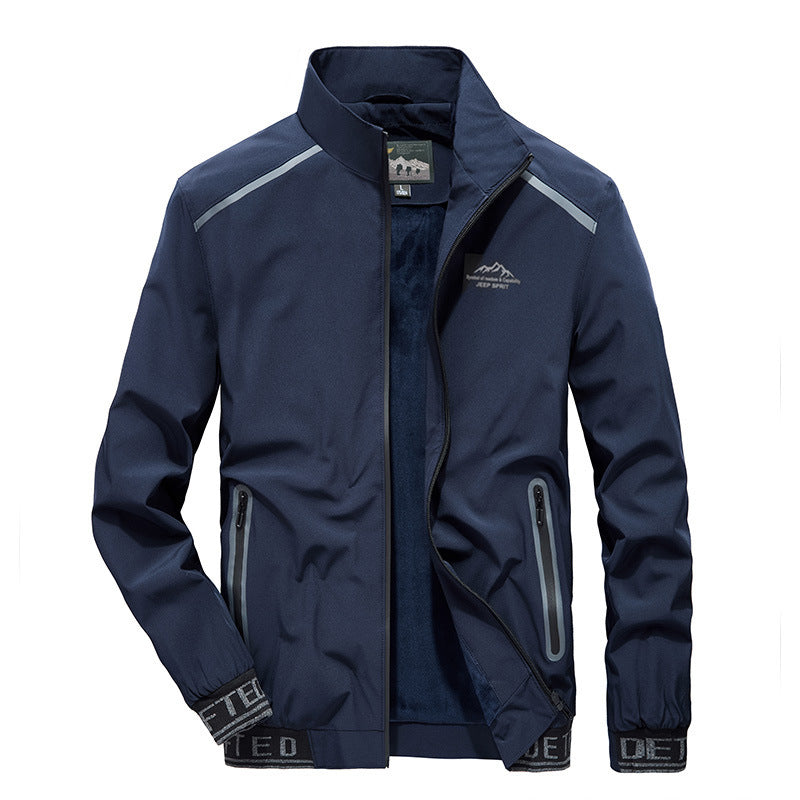 Men's performance softshell jacket with warming fleece lining, wind and water-repellent membrane, and reflective accents Mune Fashion