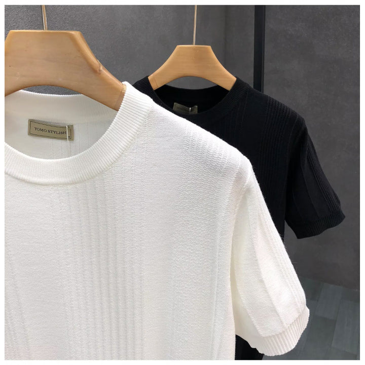 Women Trendy Knit Shirt with Structured Details Mune Fashion