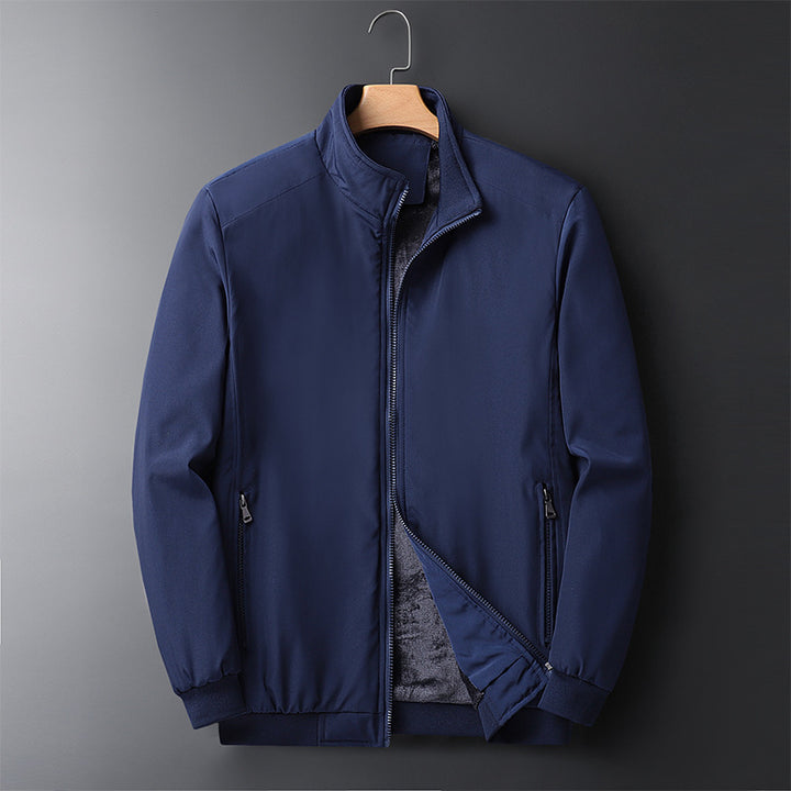 Men's softshell bomber jacket with warming fleece lining Mune Fashion