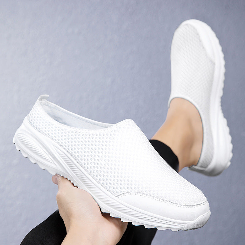 Unisex nan breathable mesh mule with grippy flex outsole and padded comfort insole Mune Fashion