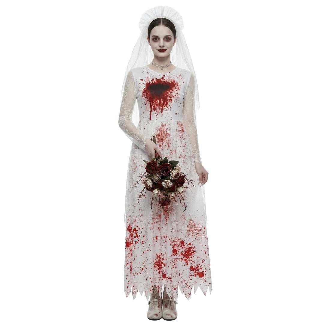 Women Scary Wedding Bride Dress Mune Fashion