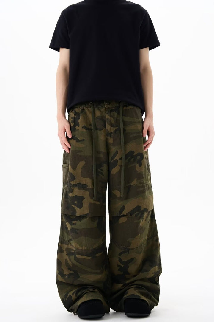 Men's Urban Cargo-Style Fabric Trousers Mune Fashion