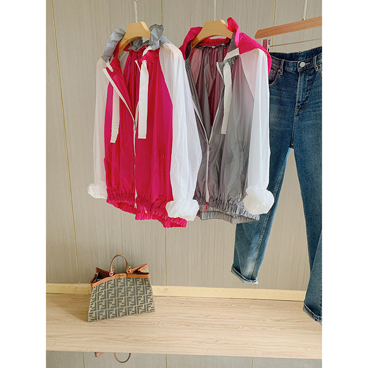 Women’s Sporty Transition Jacket with Hood Mune Fashion