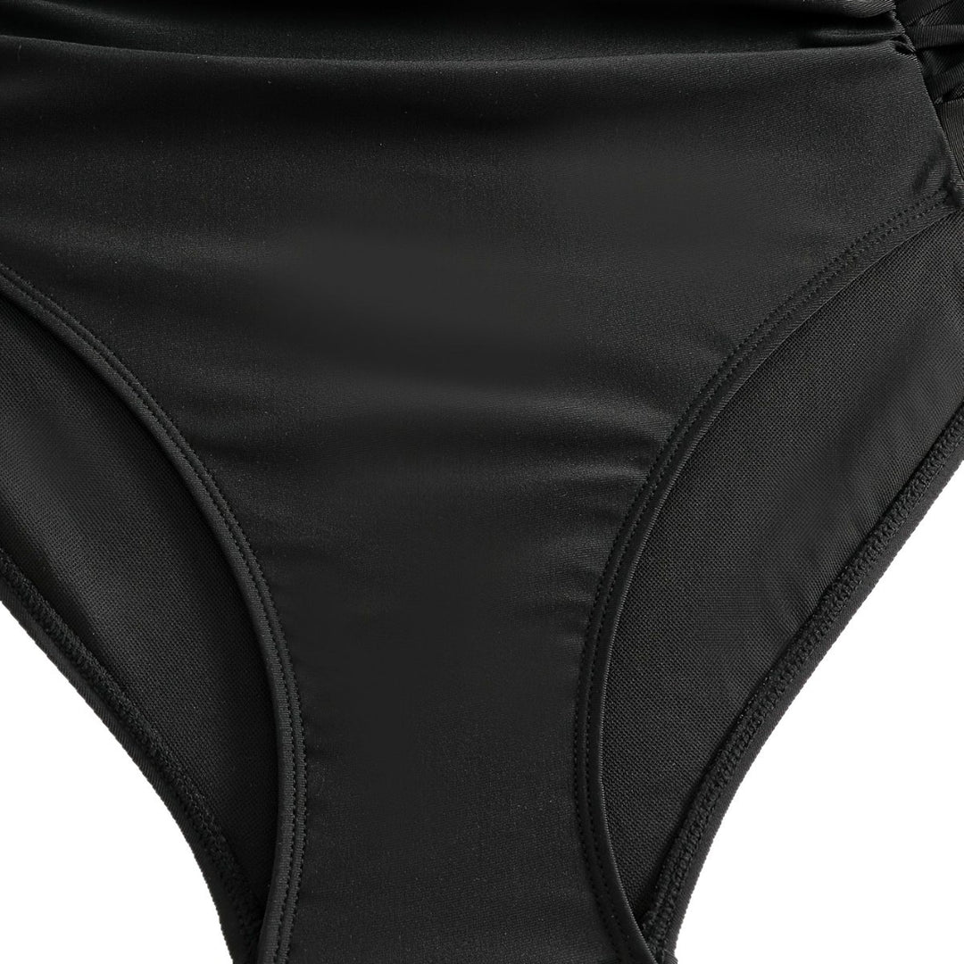 Women High-Cut Bikini with Floral Accents and Refined Details Mune Fashion