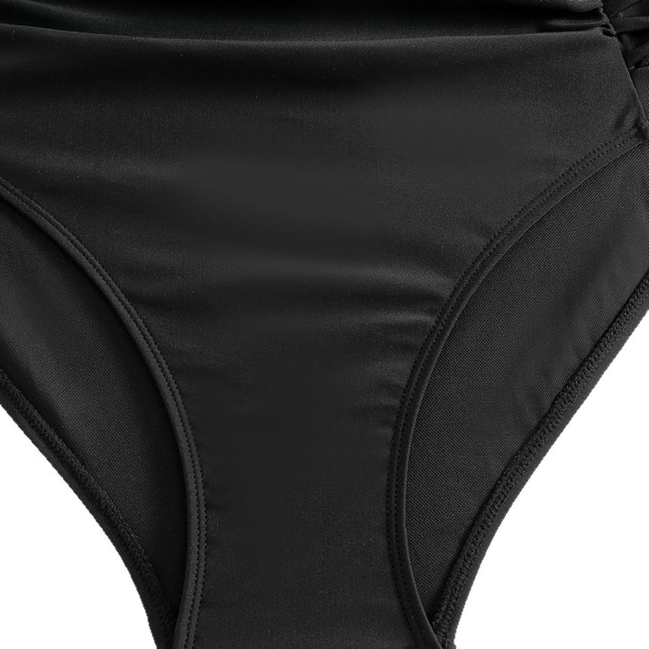 Women High-Cut Bikini with Floral Accents and Refined Details Mune Fashion