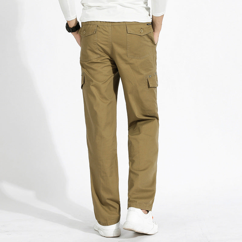 Men's cargo pants with straight leg, reinforced knee areas & patch pockets Mune Fashion