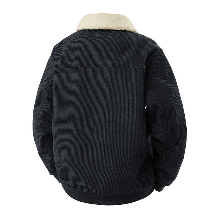 Men's stylish utility jacket with teddy collar Mune Fashion