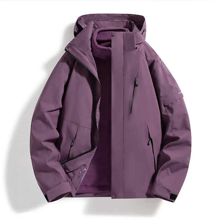 Women's Waterproof Outdoor Jacket with Adjustable Hood Mune Fashion