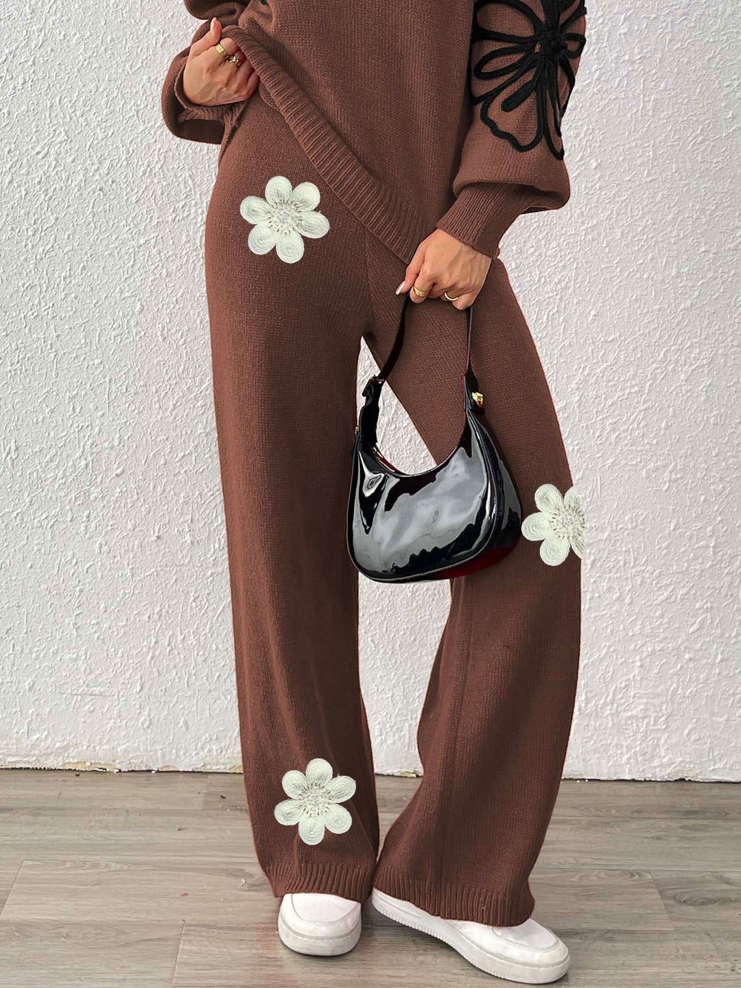 Women Wide Knit Pants Mune Fashion