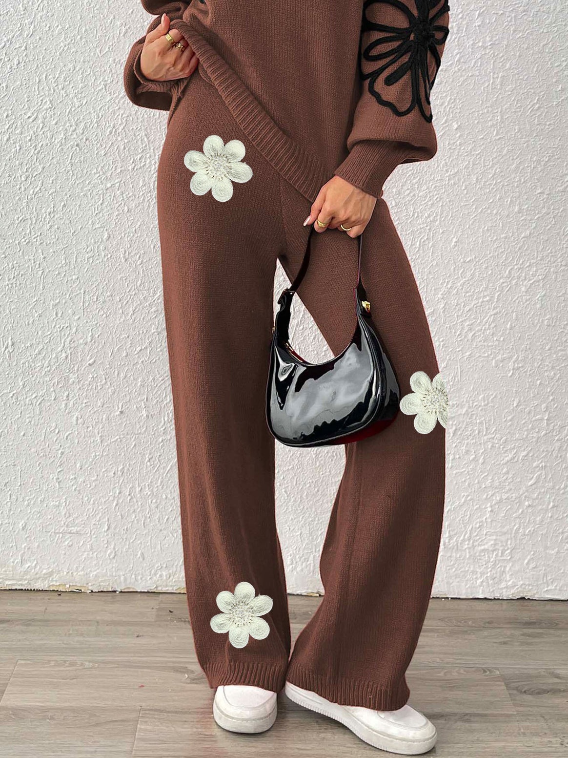 Women Wide Knit Pants Mune Fashion