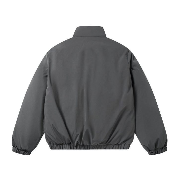 Men's short-cut two-tone utility transition jacket with high stand-up collar and large front pockets Mune Fashion