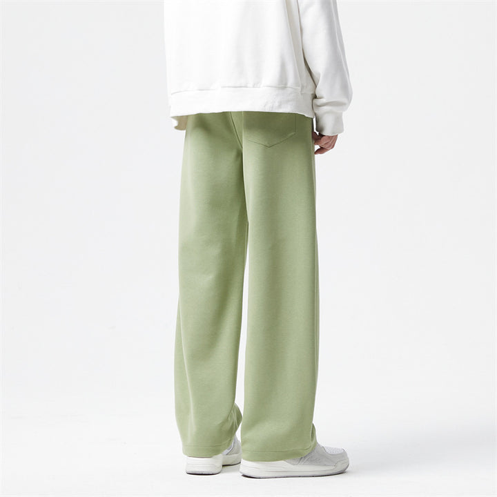 Men's ultra-wide cut fleece lounge pants with drawstring and straight leg Mune Fashion