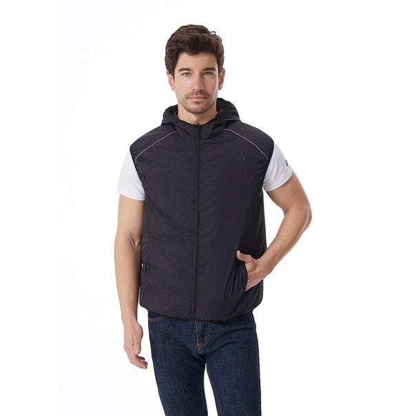 Men's nano lightweight waterproof hooded jacket windproof with reflective details Mune Fashion