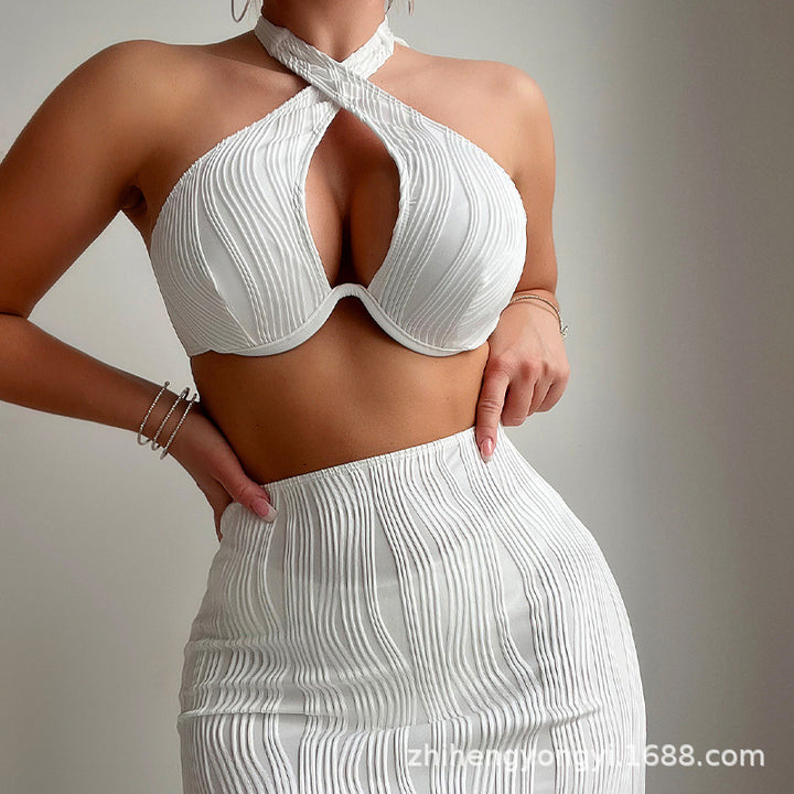 Women's bandeau bikini top with lovingly gathered design Mune Fashion