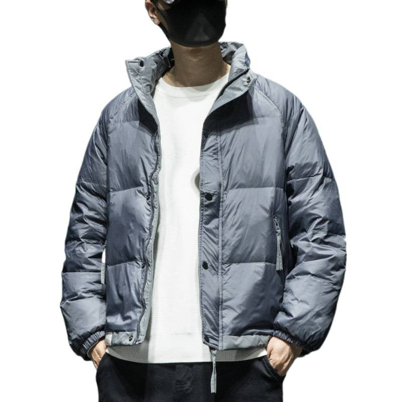 Men's Lightweight Quilted Thermal Outdoor Jacket with Hood Mune Fashion